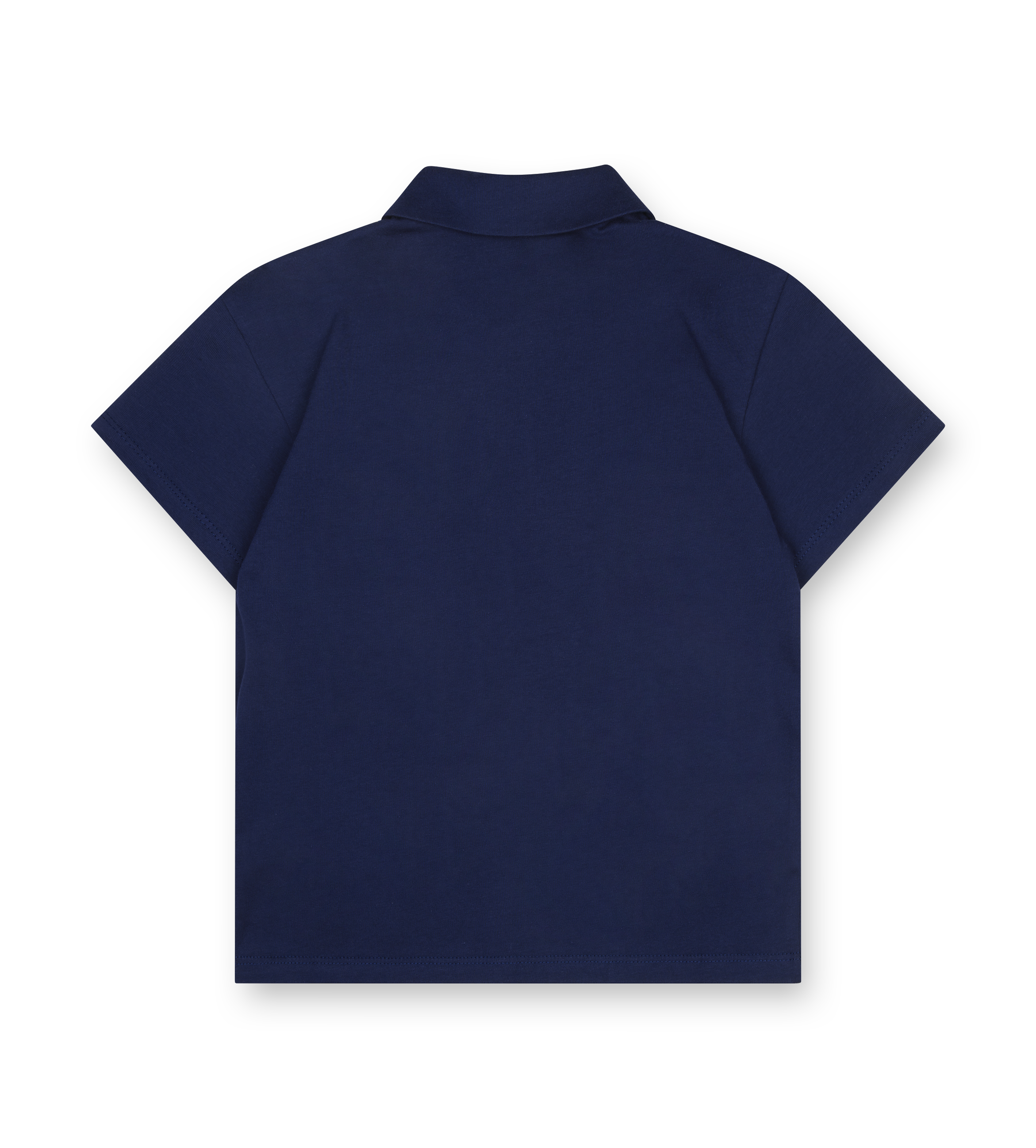 Missoni Navy Polo with Zigzag Pocket