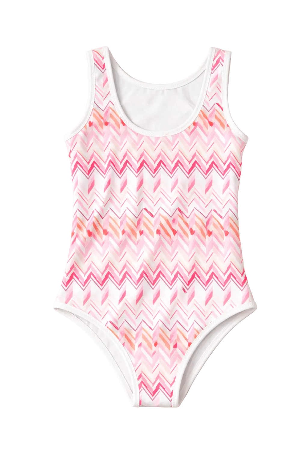 Missoni Baby Zigzag Swimsuit in Pink
