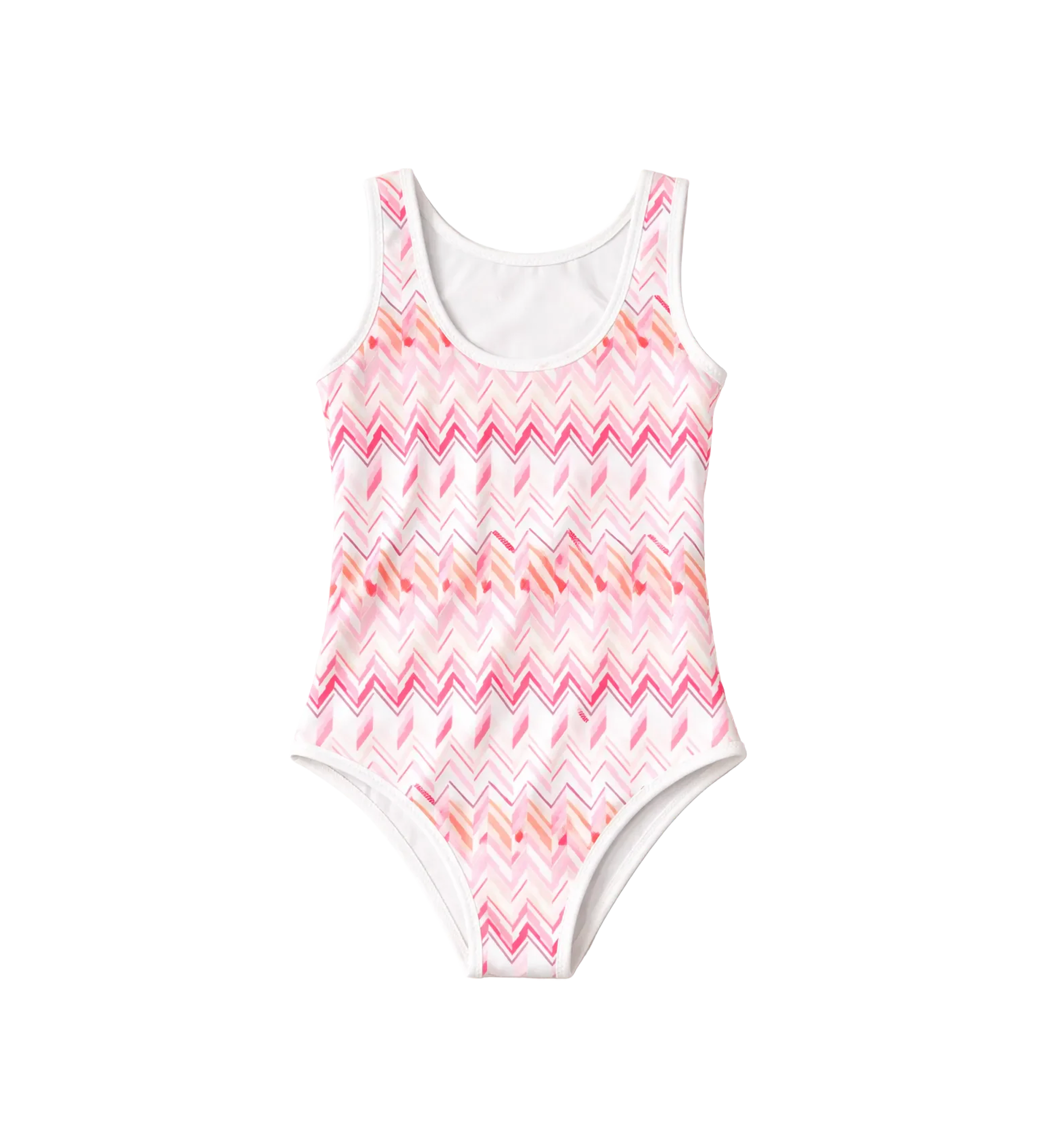Missoni Baby Zigzag Swimsuit in Pink