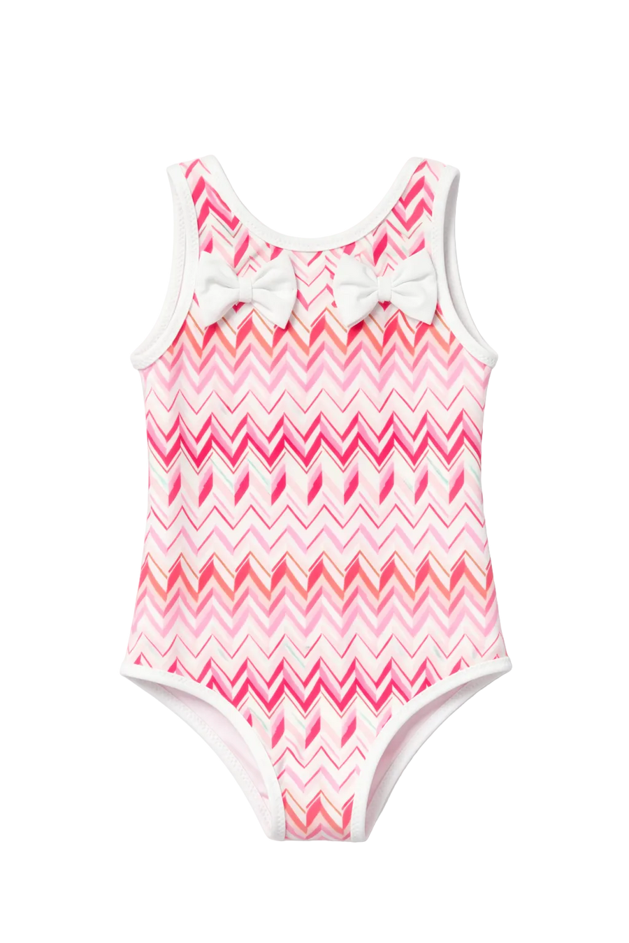Missoni Baby Zigzag Swimsuit in Pink