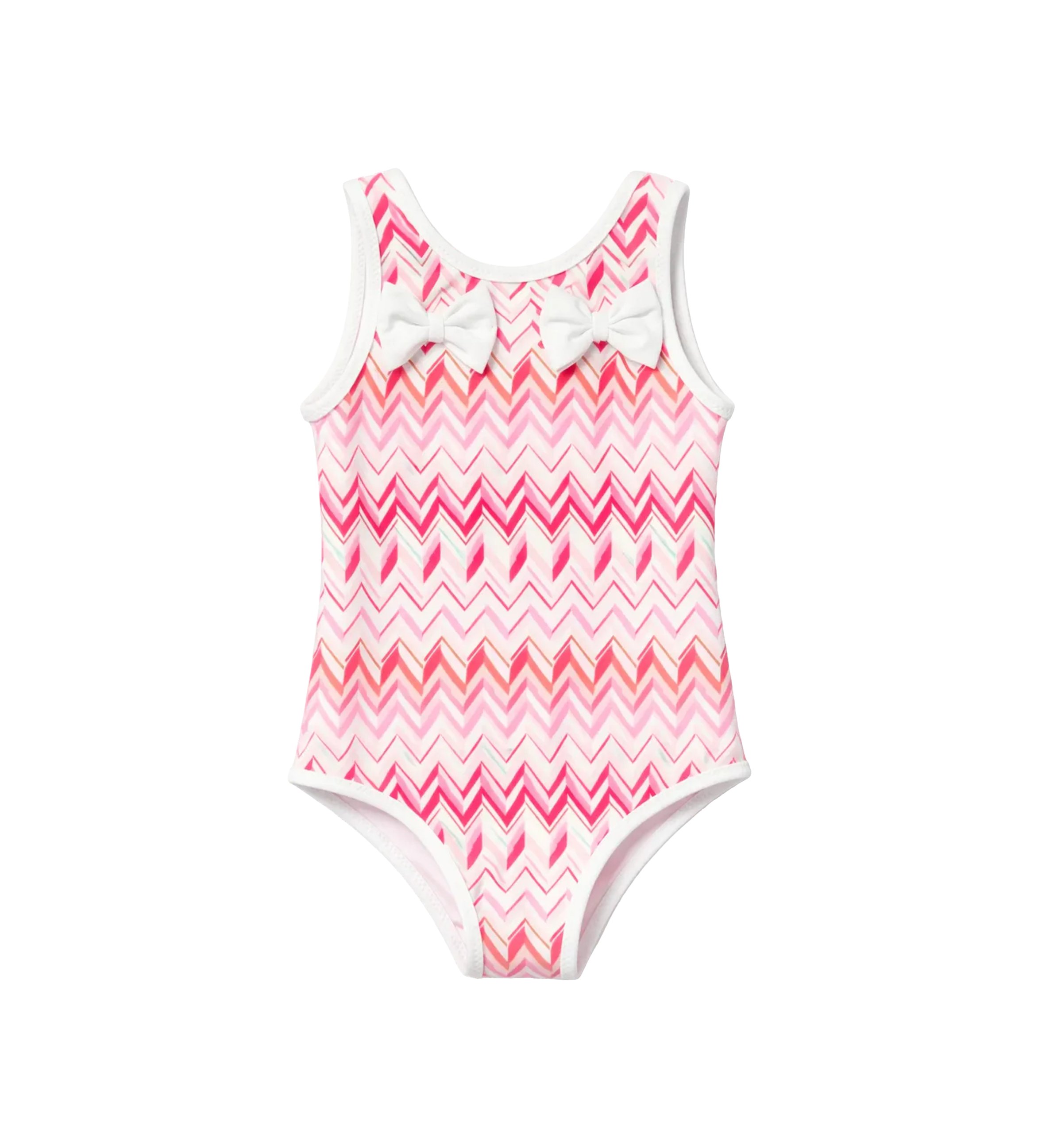 Missoni Baby Zigzag Swimsuit in Pink