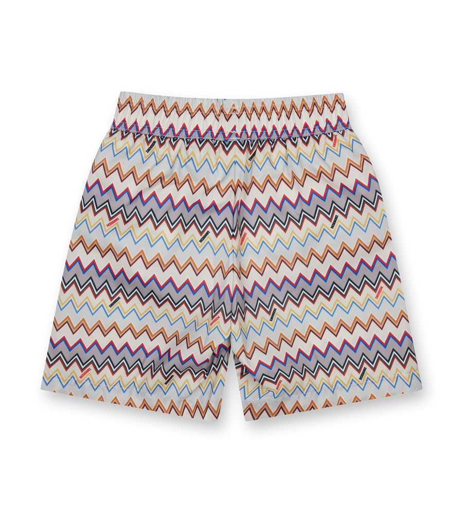 Missoni Zigzag Patterned Swim Shorts – Beige Multicolour (Kids)