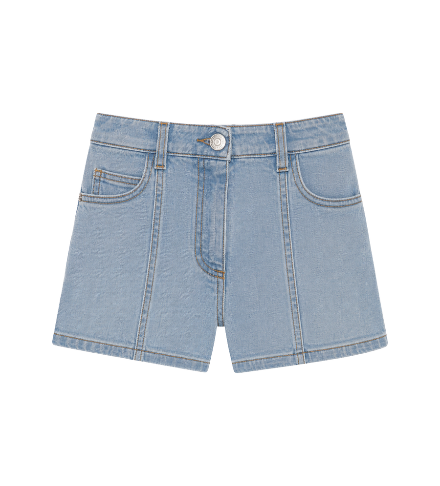 Missoni Kids Zigzag Panel Shorts in Blue