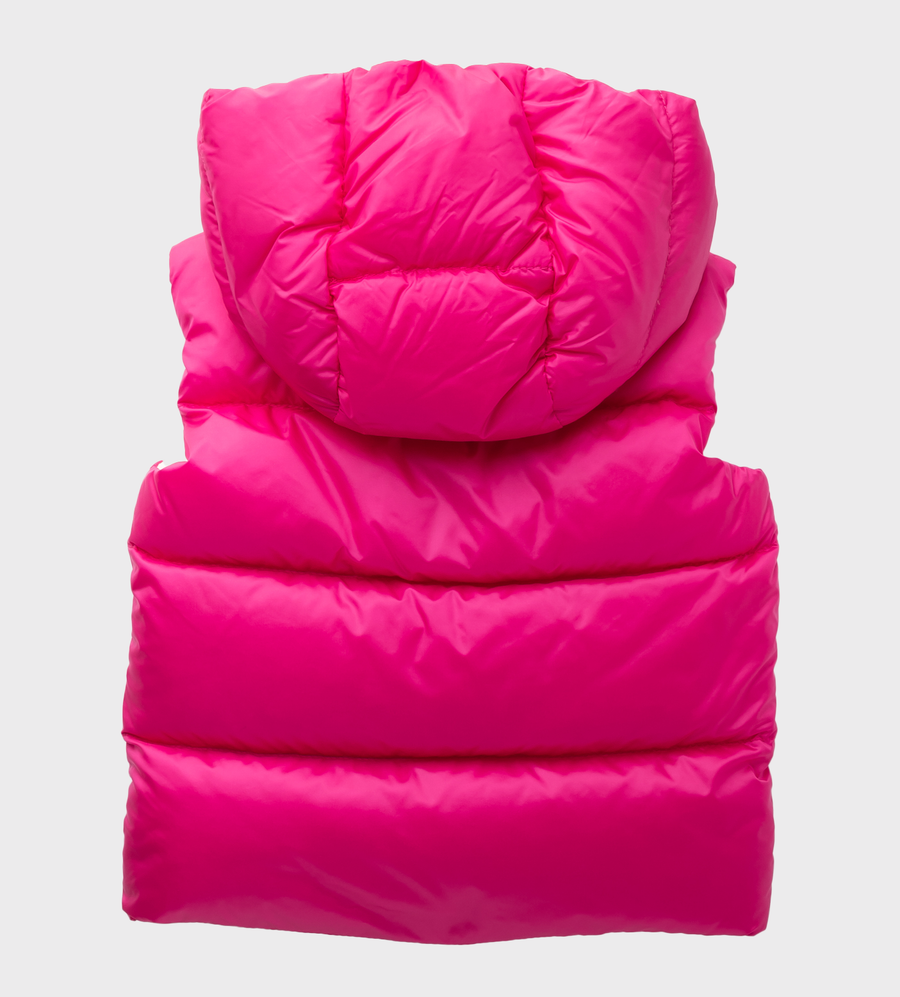 Baby Logo Patch Gilet Pink