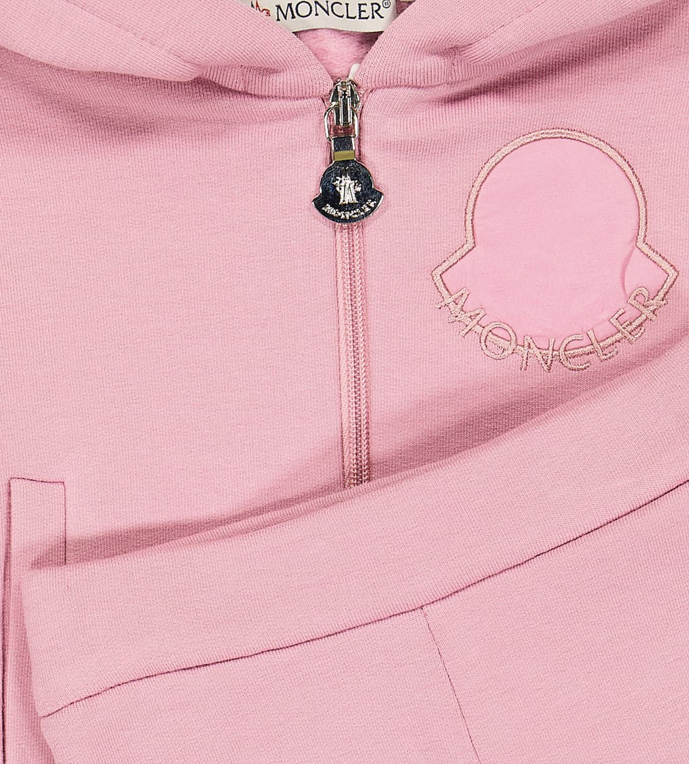 Baby Logo-Embroidered Tracksuit Set Pink