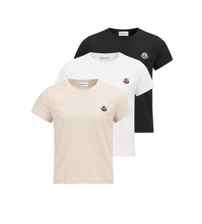 Moncler KSS26 8C00034 89AT9 3P2 SS T-shirts, 3 stuks