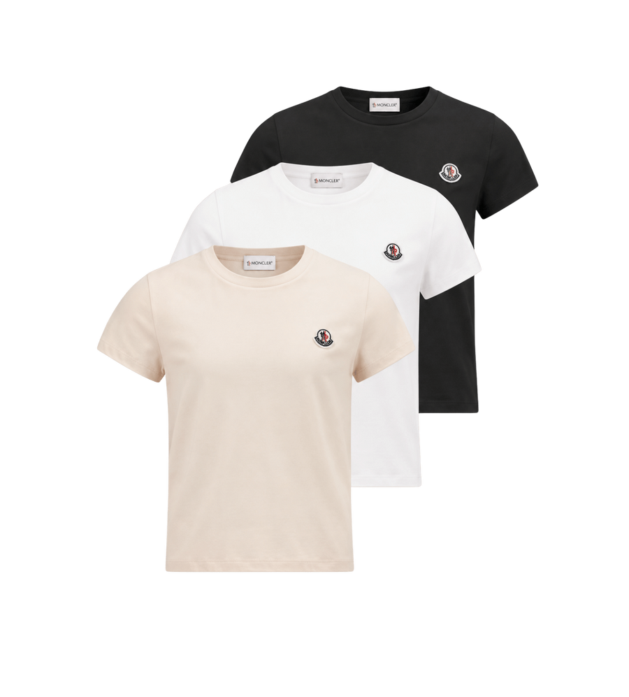 Moncler KSS26 8C00034 89AT9 3P2 SS T-shirts, 3 stuks