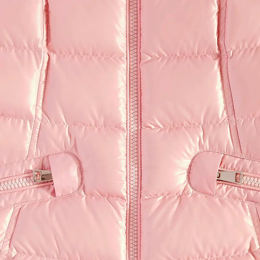 Moncler Ainay Puffer Down Jacket in Pink (Kids)