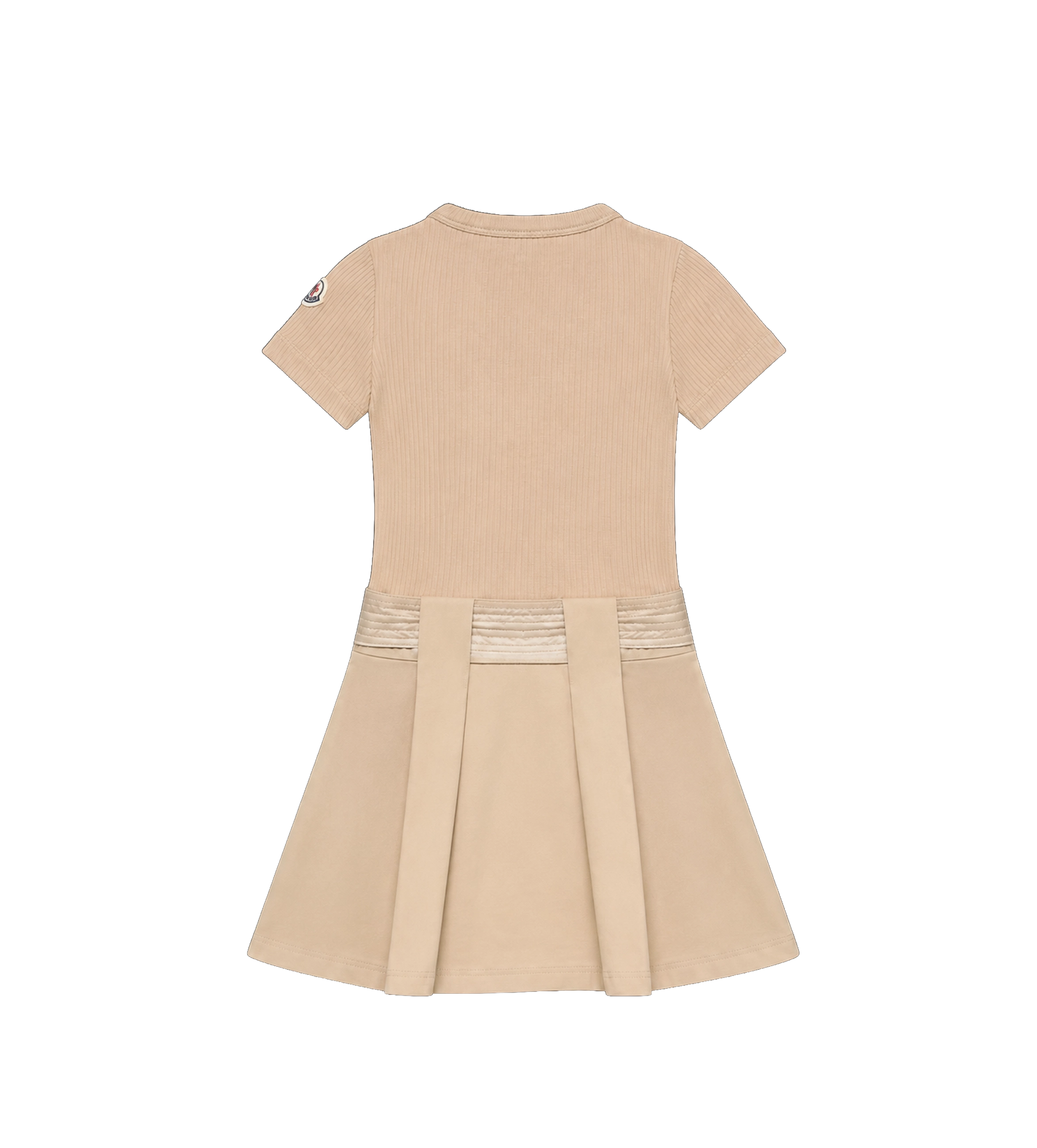 Moncler Strik katoenen jurk in beige