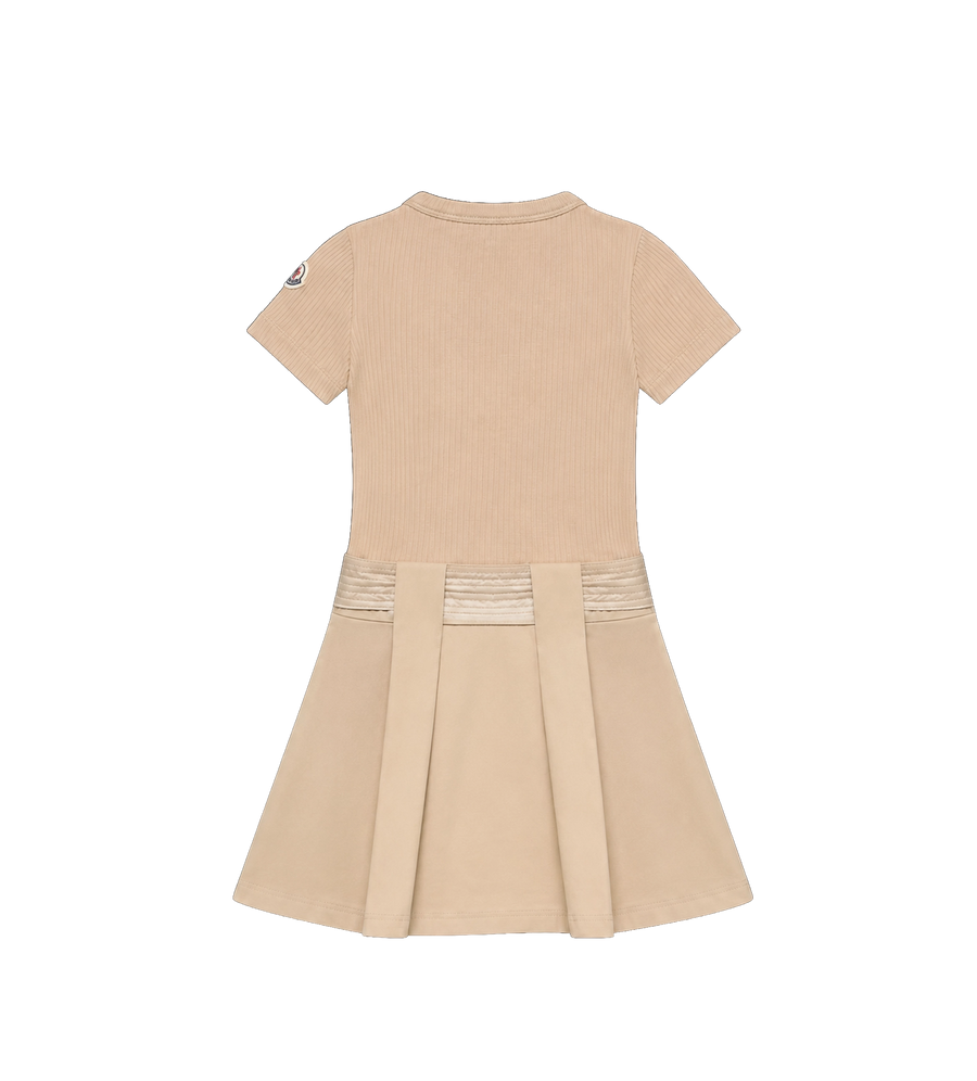 Moncler Strik katoenen jurk in beige