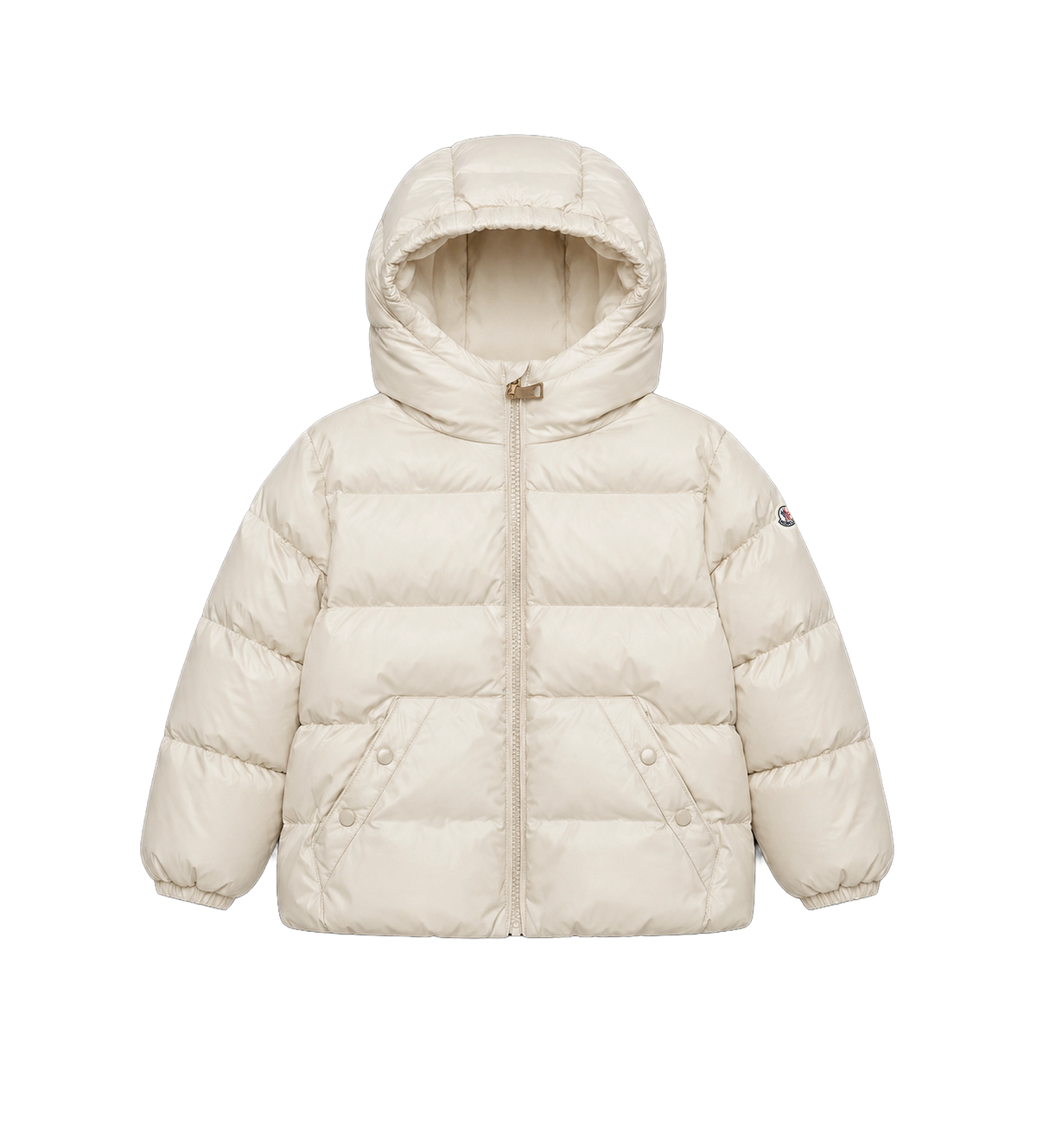 Kids Enfant Xhante waterafstotend kort donsjack beige
