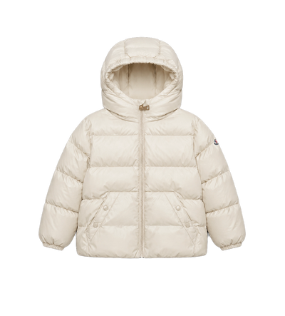 Kids Enfant Xhante waterafstotend kort donsjack beige