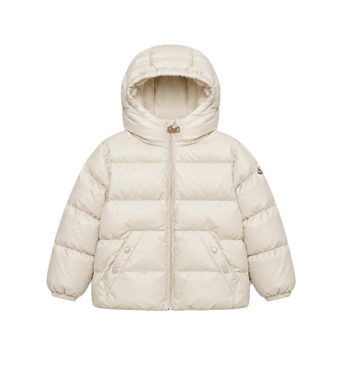 Kids Enfant Xhante waterafstotend kort donsjack beige
