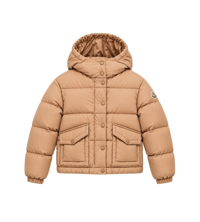 Phelanta donsjack met capuchon Camel Beige