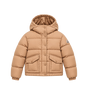 Phelanta donsjack met capuchon Camel Beige