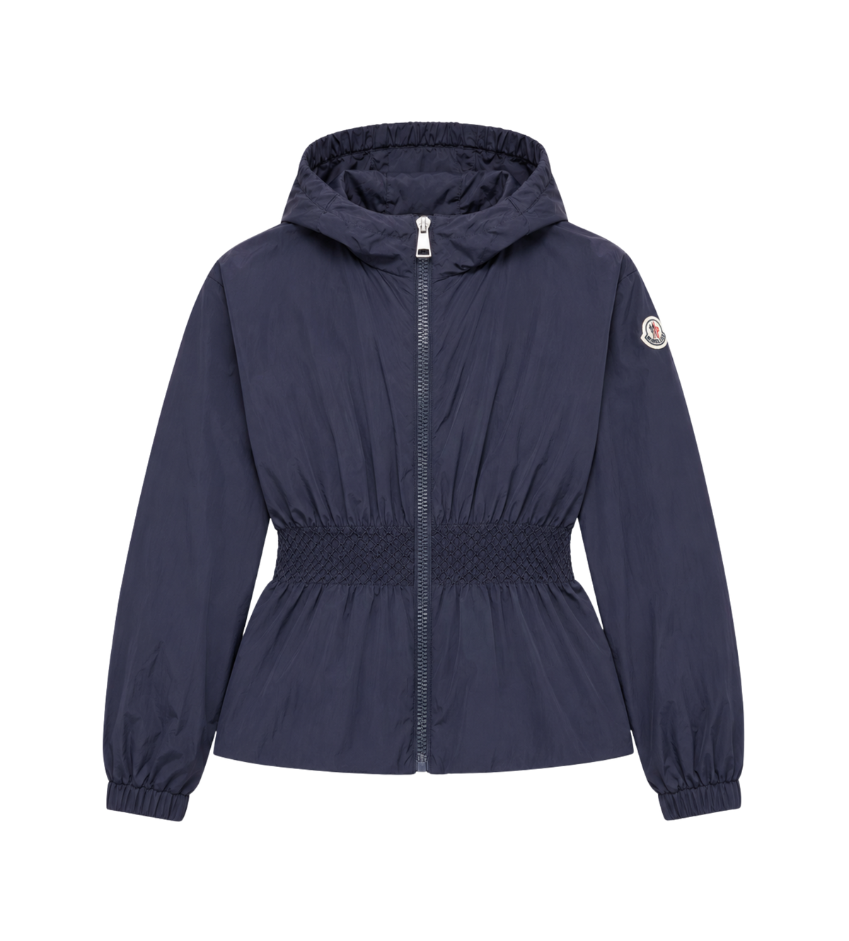 Kids Liriope kort jack met capuchon in marineblauw