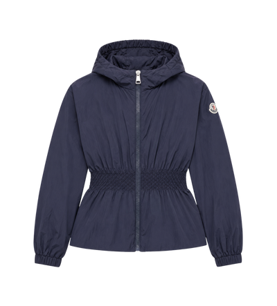 Kids Liriope kort jack met capuchon in marineblauw