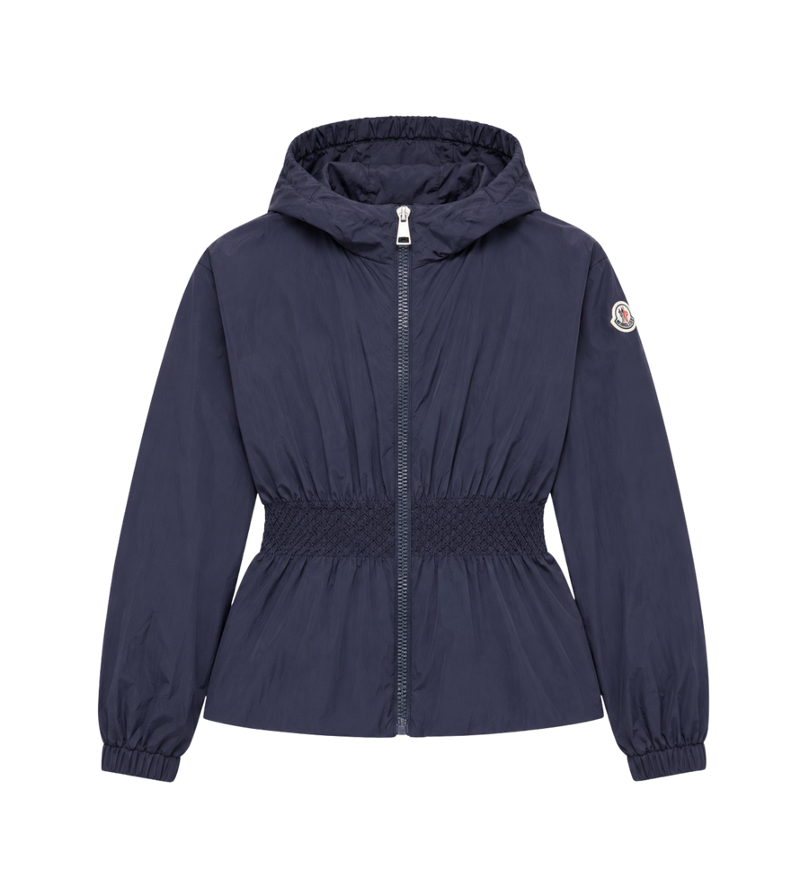 Kids Liriope kort jack met capuchon in marineblauw