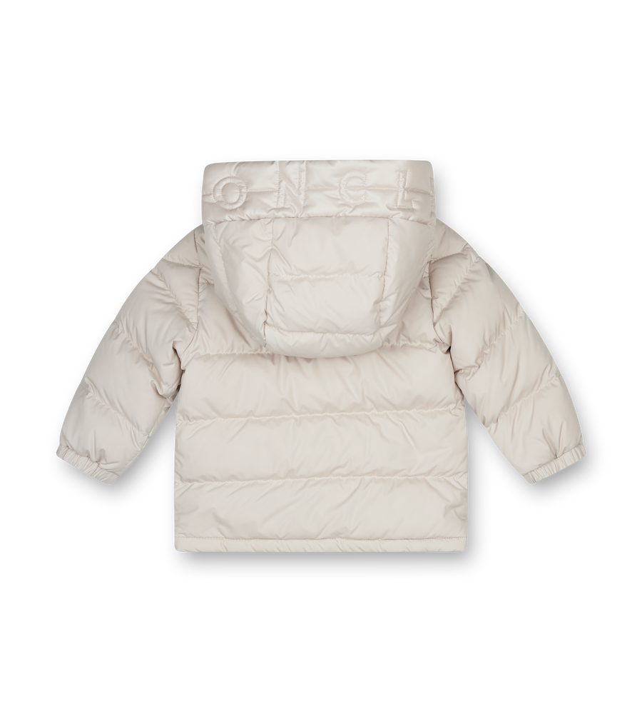 Moncler Najan Hooded Down Jacket in Light Beige (Baby)