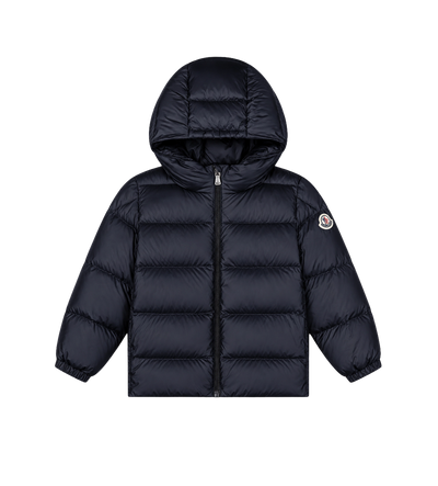 Baby Sharon donsjack met capuchon marineblauw