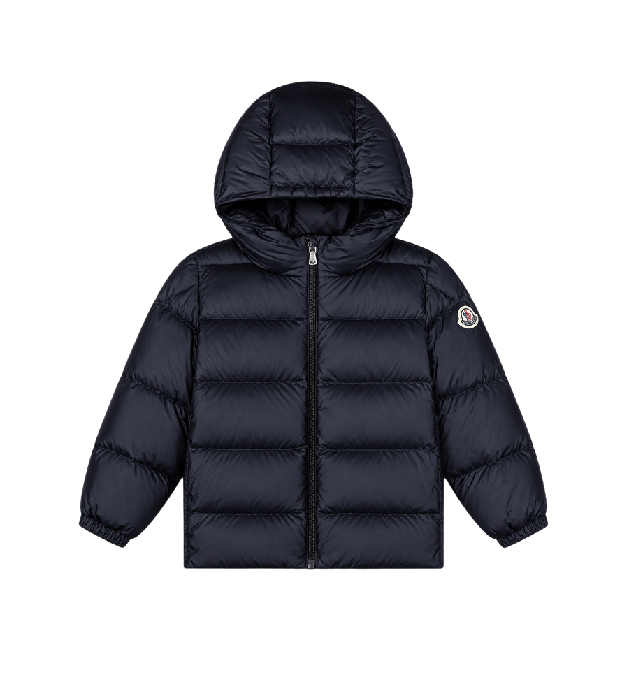 Baby Sharon donsjack met capuchon marineblauw