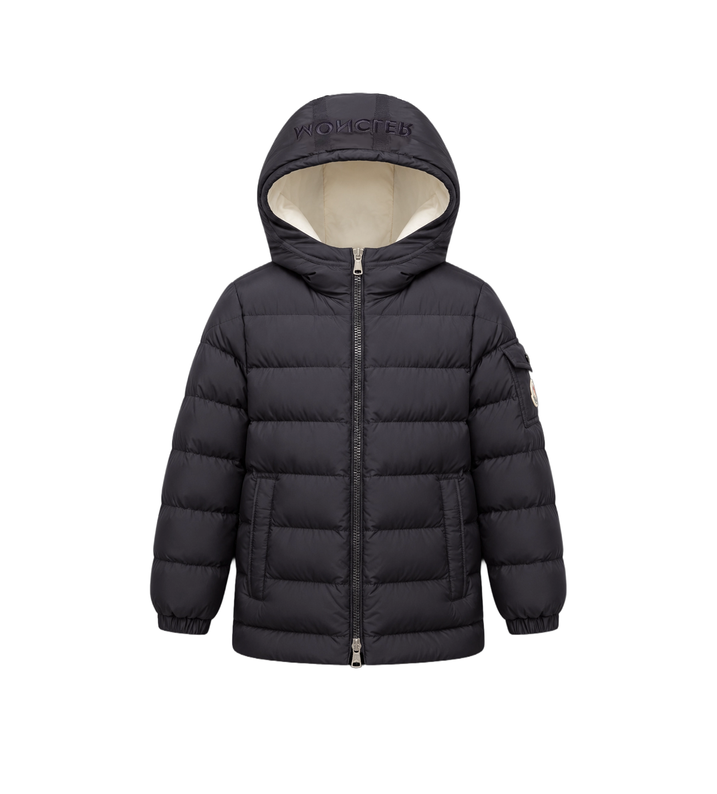 Brannock Hooded Short Parka Navy Blue
