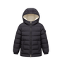 Baby Brannock korte parka met capuchon, marineblauw