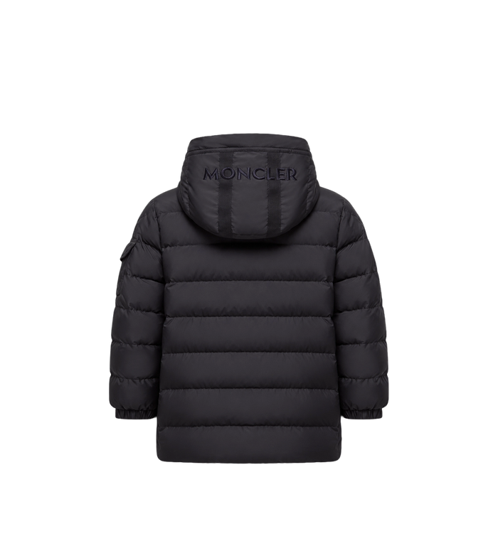 Baby Brannock korte parka met capuchon, marineblauw