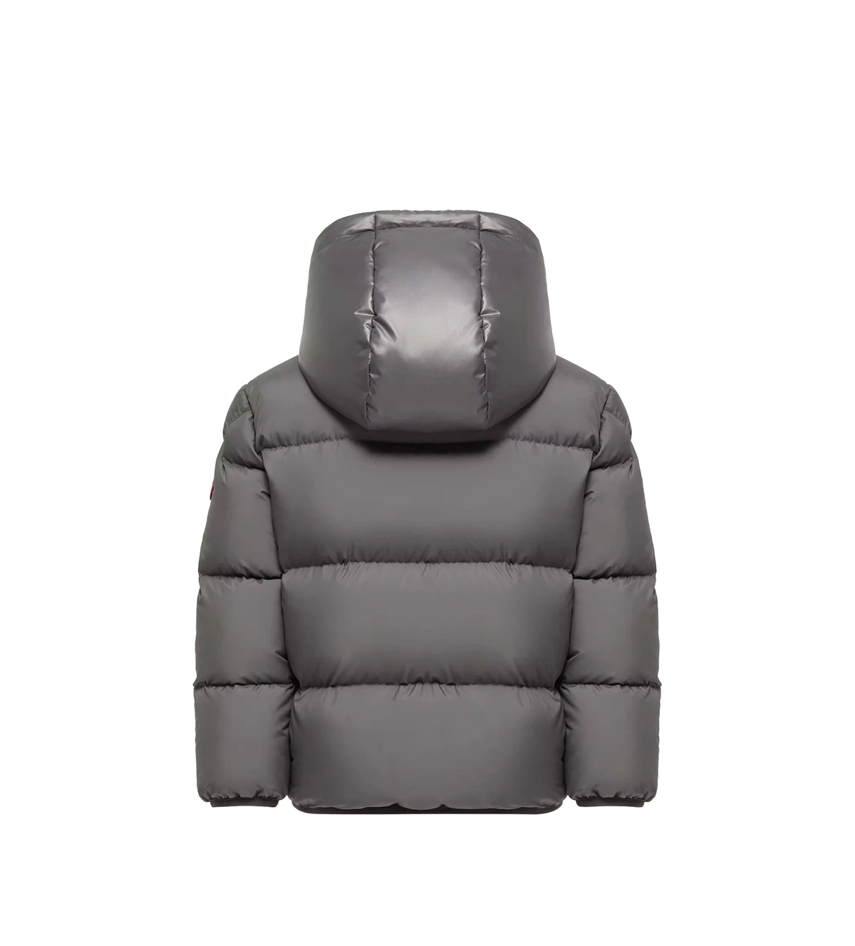Kids Barin donsjack met capuchon donkergrijs