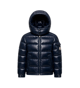 Kids New Maya Donsjack met Capuchon Marineblauw