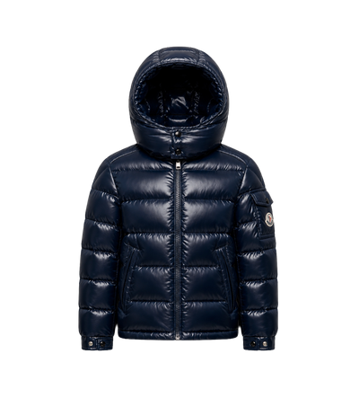Kids New Maya Donsjack met Capuchon Marineblauw