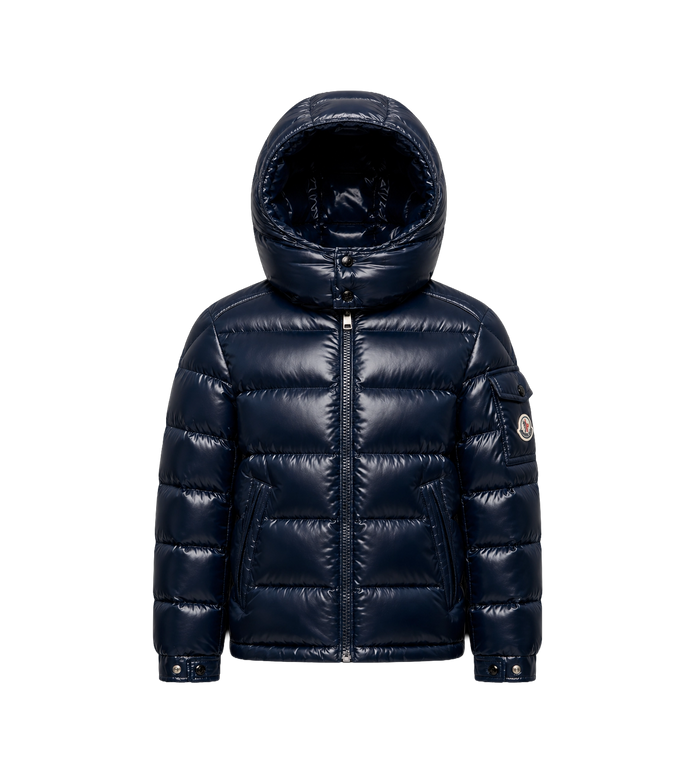 Kids New Maya Donsjack met Capuchon Marineblauw