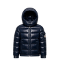 Kids New Maya Donsjack met Capuchon Marineblauw
