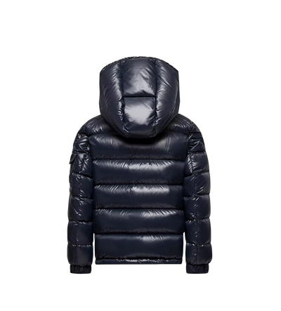 Kids New Maya Donsjack met Capuchon Marineblauw