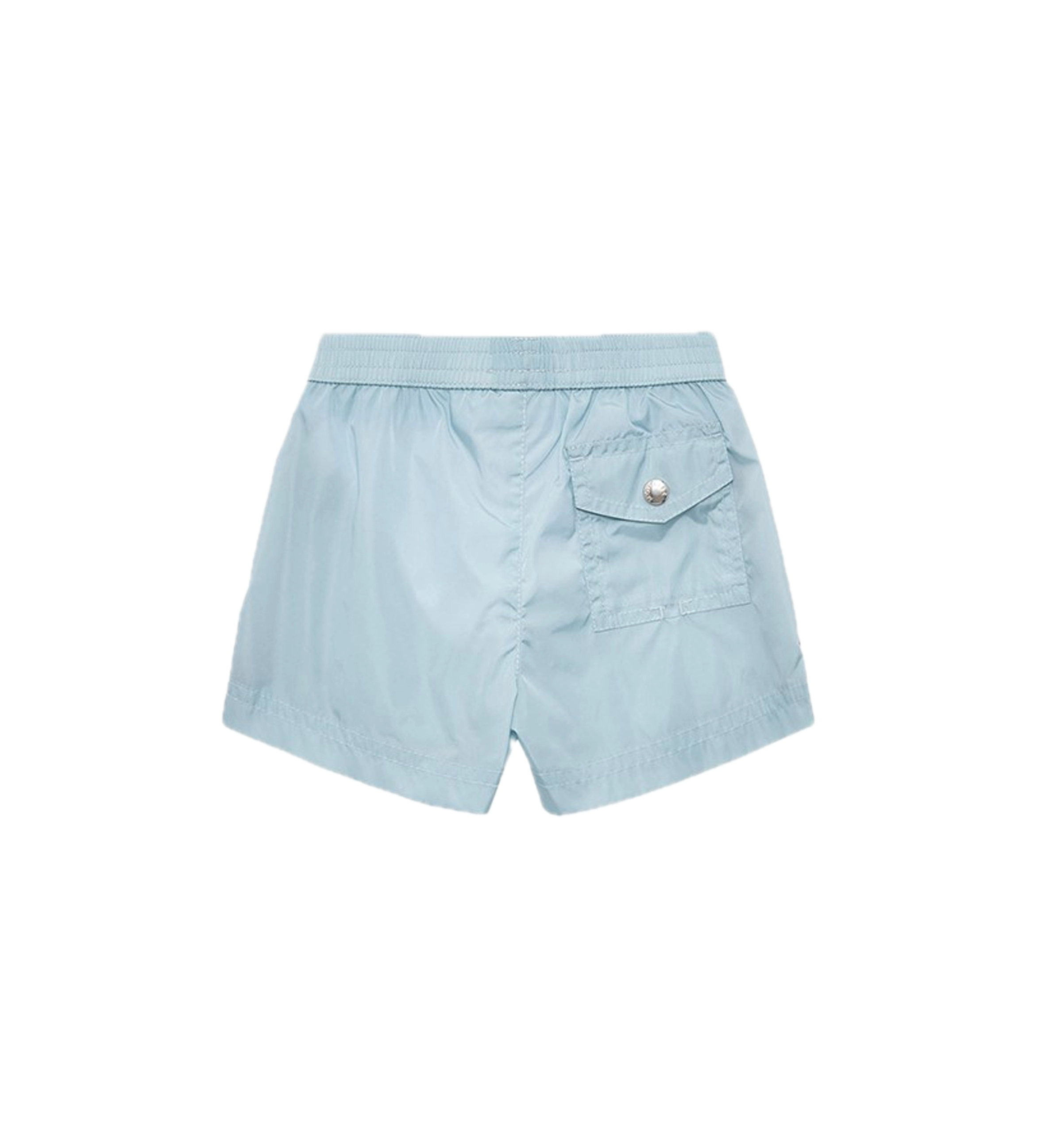 Moncler Driekleurige zwem Shorts in lichtblauw