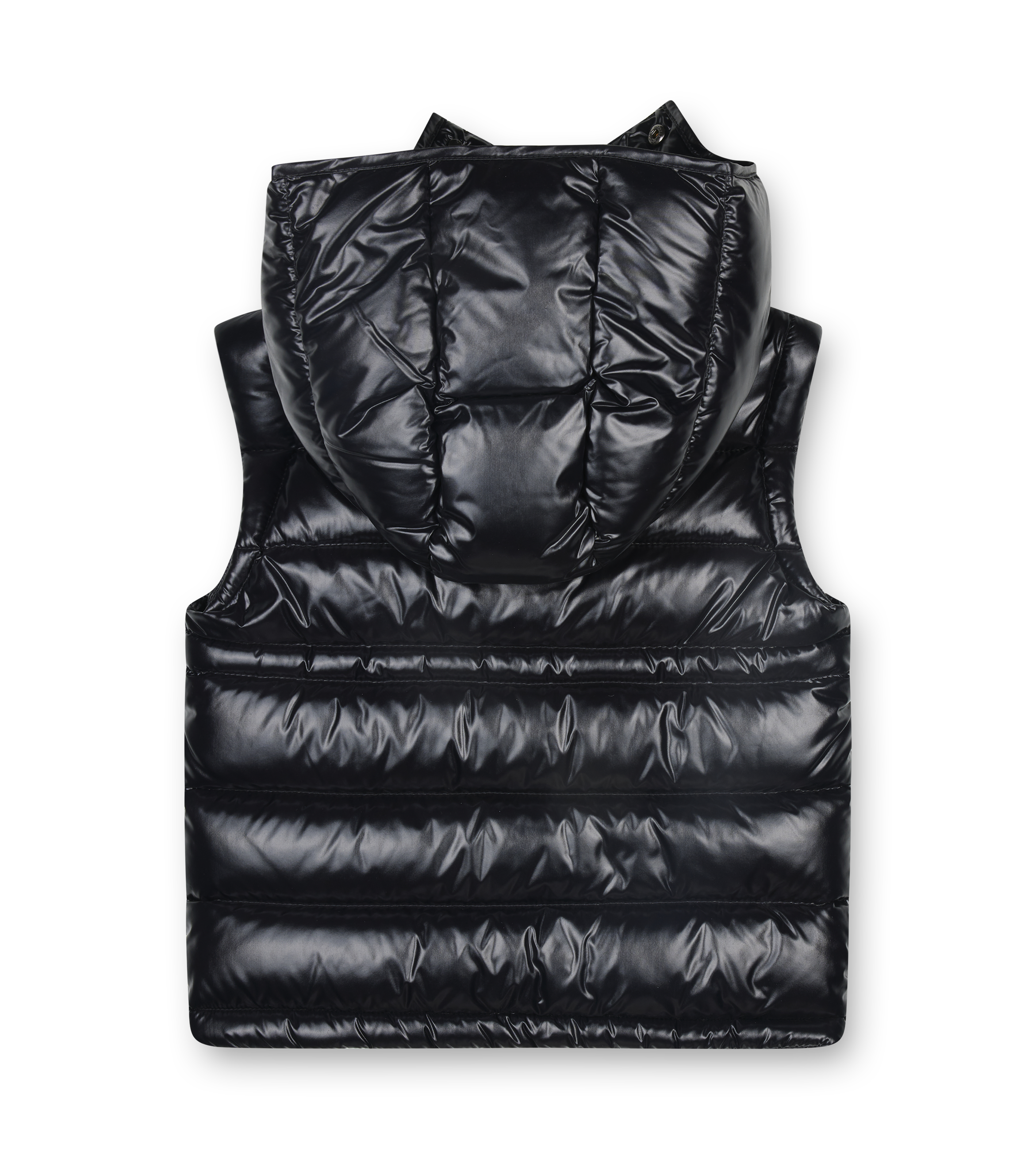 Moncler Ania Hooded Down Gilet in Black (Kids)
