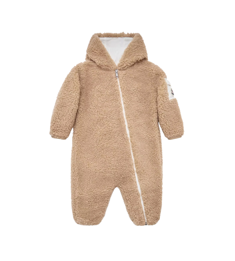 Moncler Baby Teddy Boxpak met Capuchon Bruin