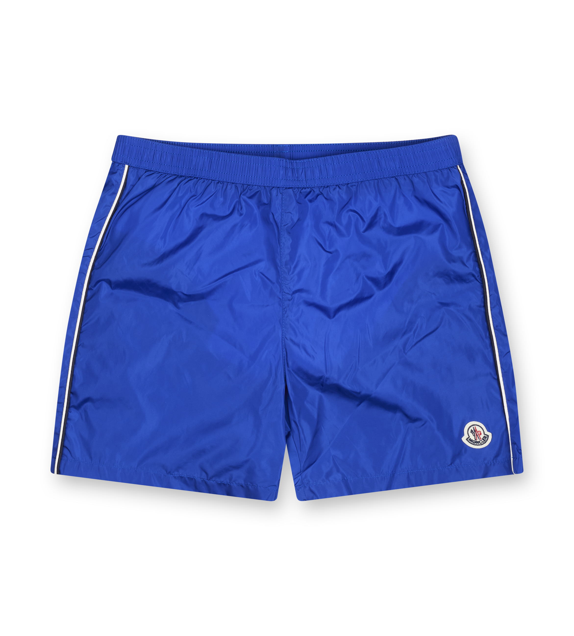 Moncler Boys Logo Swim Shorts in Blue (Kids)