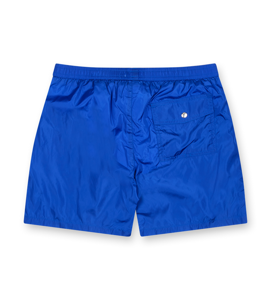 Moncler Boys Logo Swim Shorts in Blue (Kids)