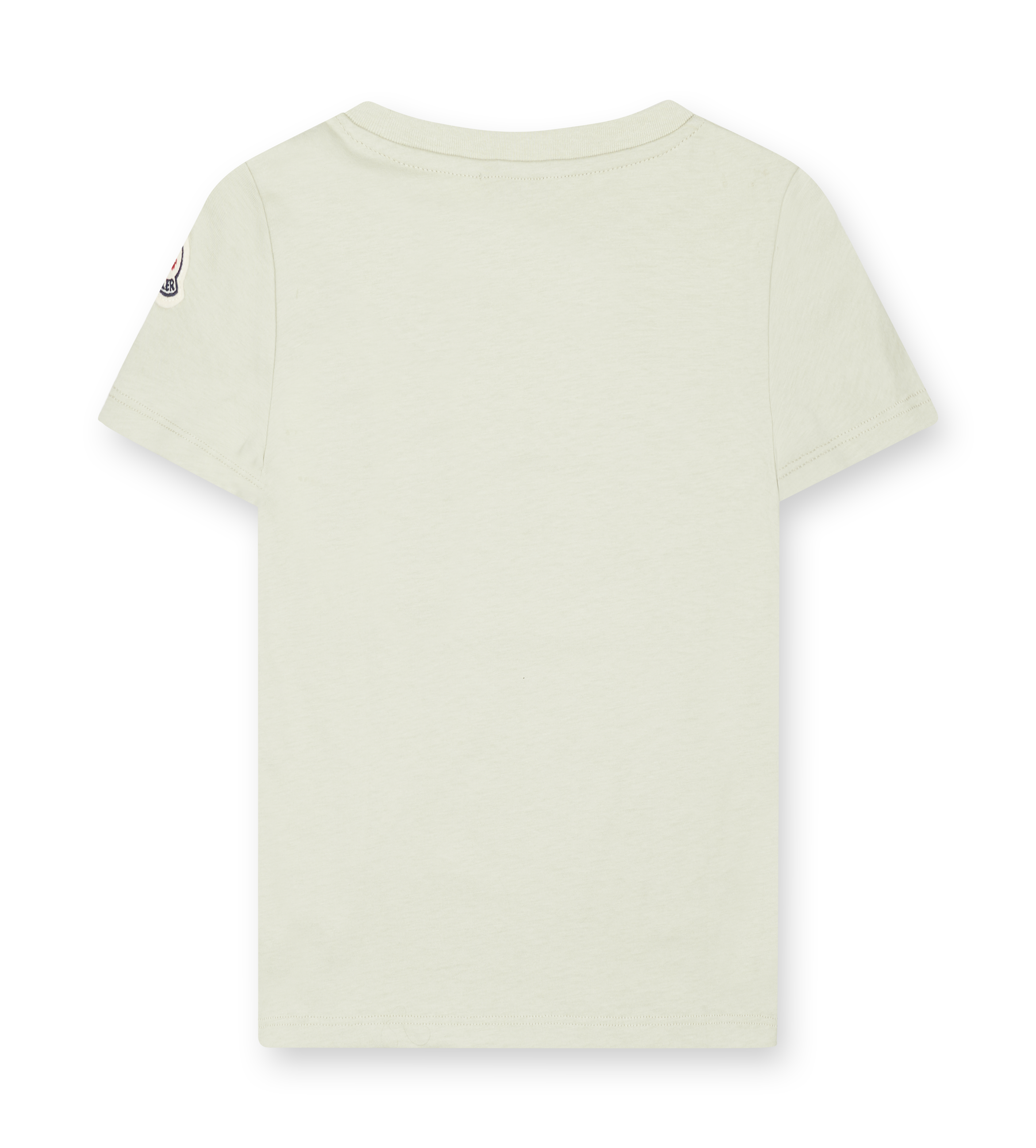 Moncler Branded Cotton T-Shirt in Light Green