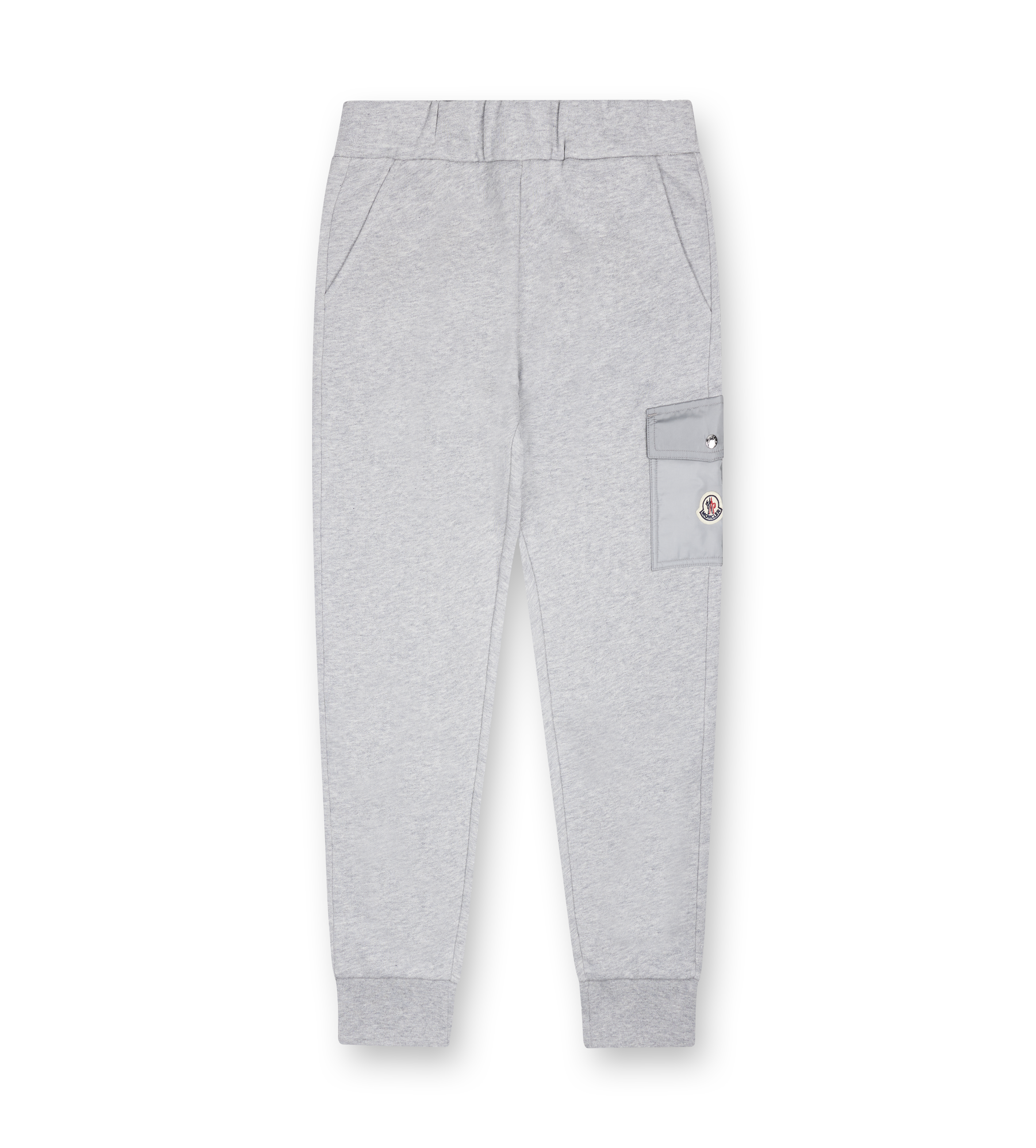 Moncler Cotton Jogging Trousers in Light Grey