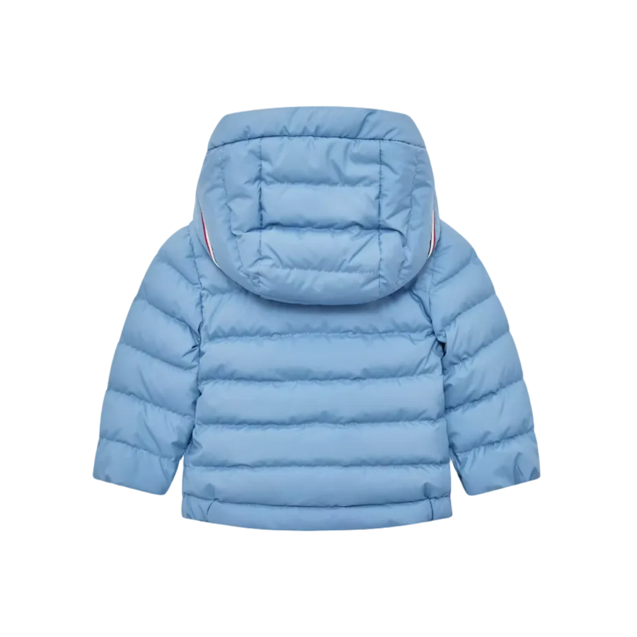 Moncler Dilar Hooded Down Jacket in Light Blue