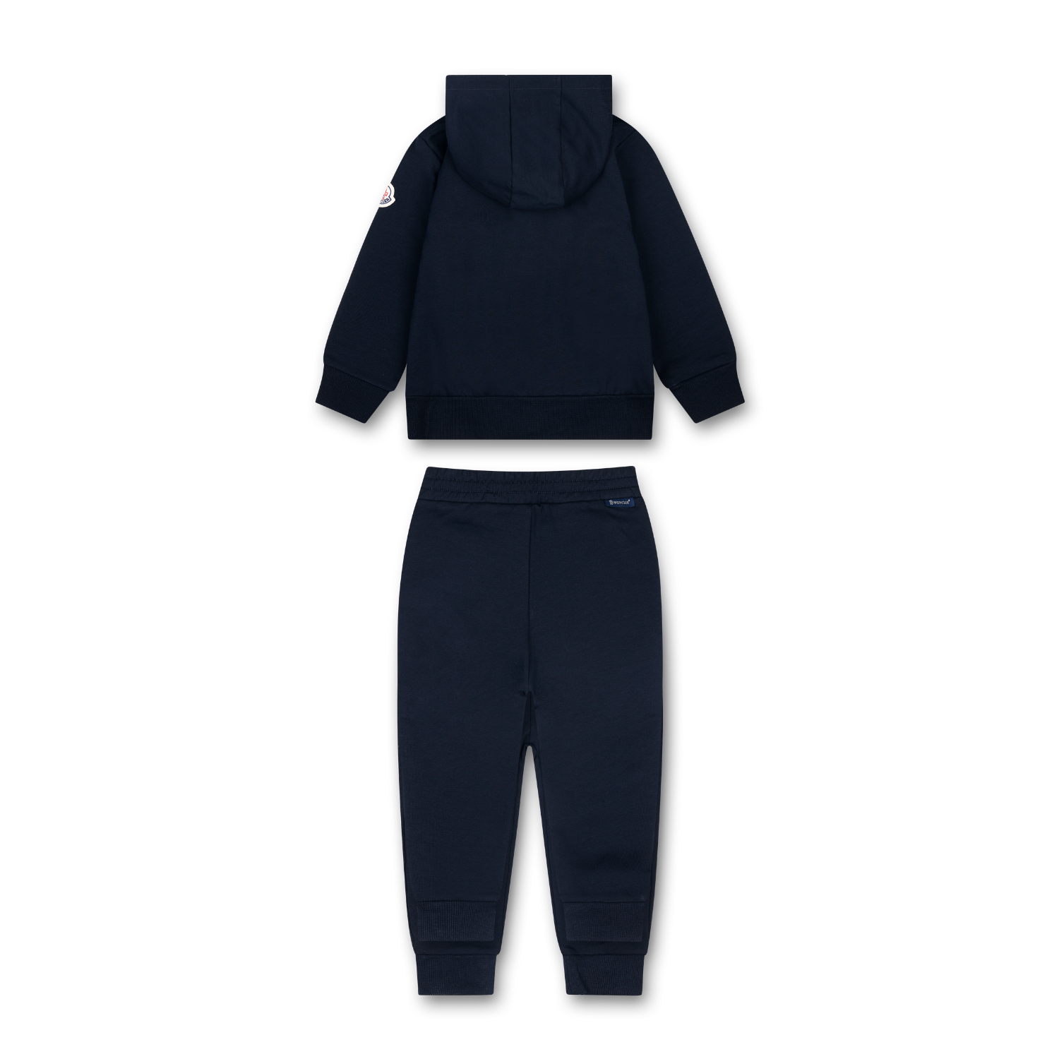 Moncler Embroidered Teddy Logo Cotton Tracksuit Set in Navy
