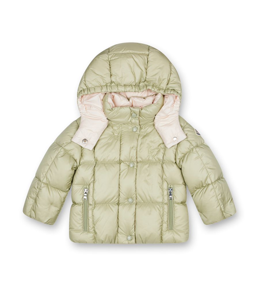 Moncler Enfant Parana Hooded Jacket in Light Green (Kids)