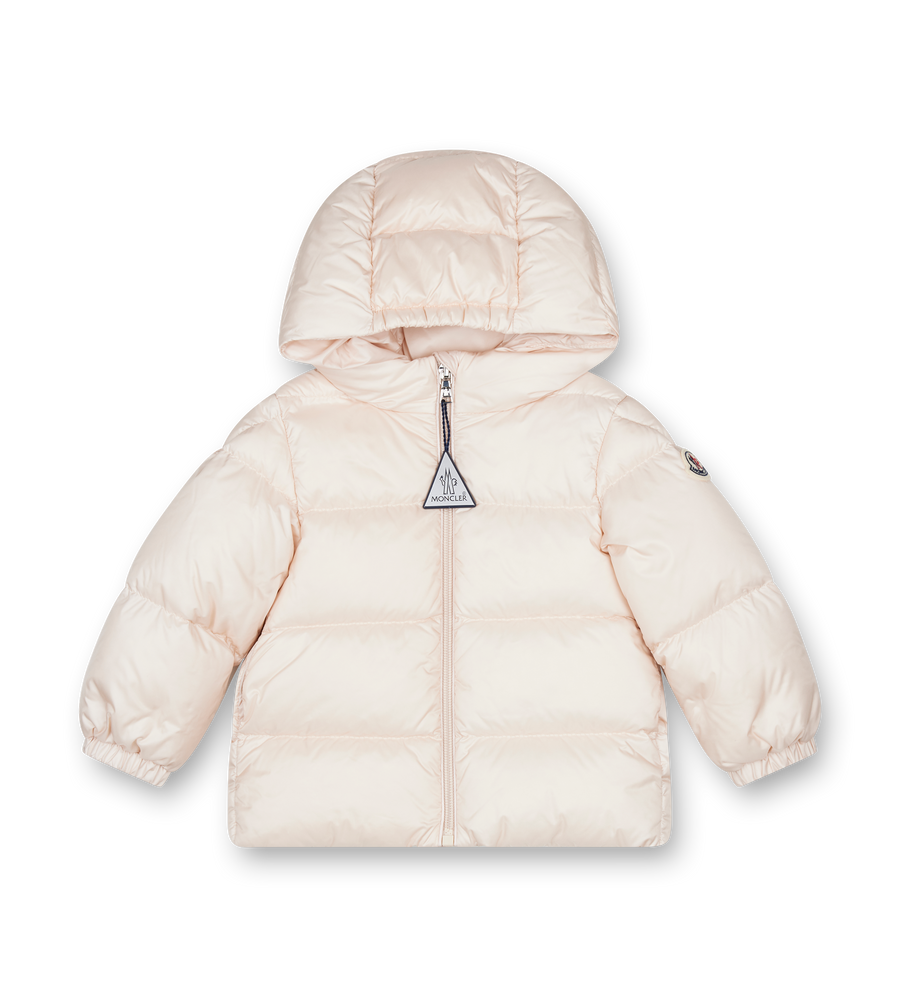 Moncler Enfant Sharon Hooded Down Jacket in Light Pink (Baby)