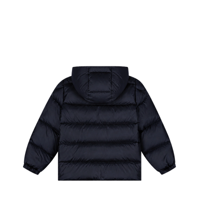 Baby Sharon donsjack met capuchon marineblauw