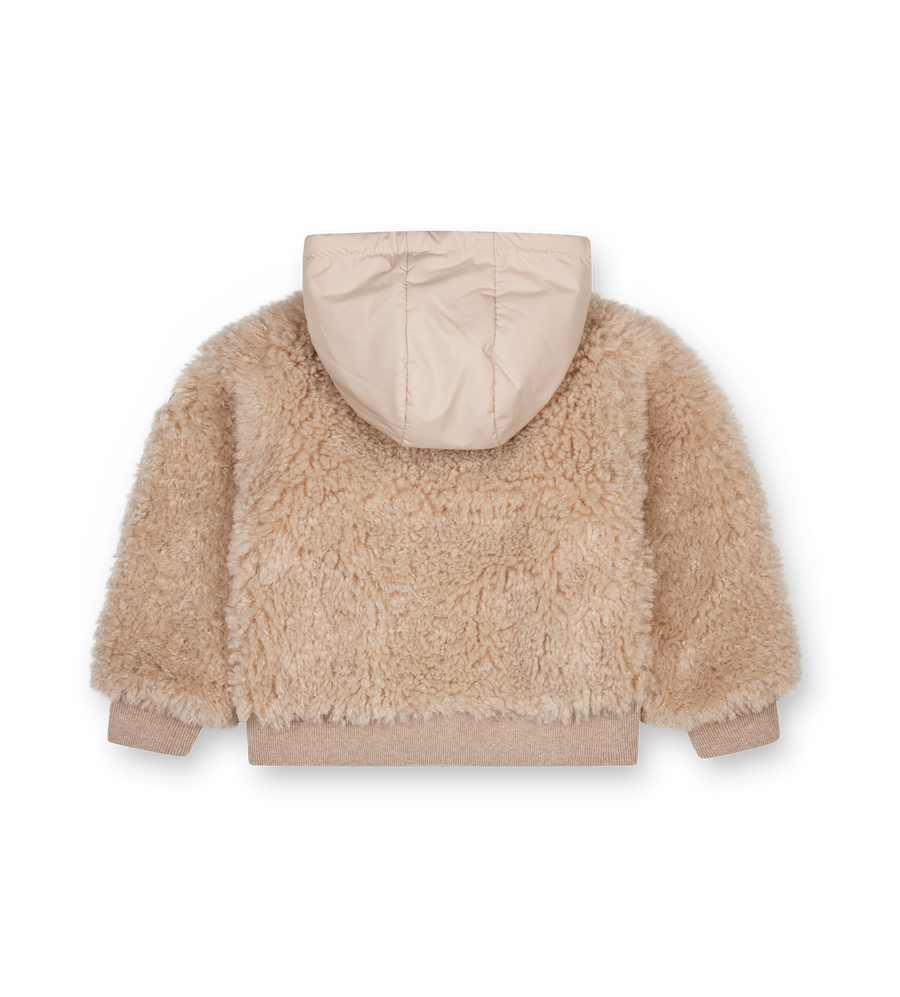 Moncler Lammy Jacket in Sand Beige (Kids)
