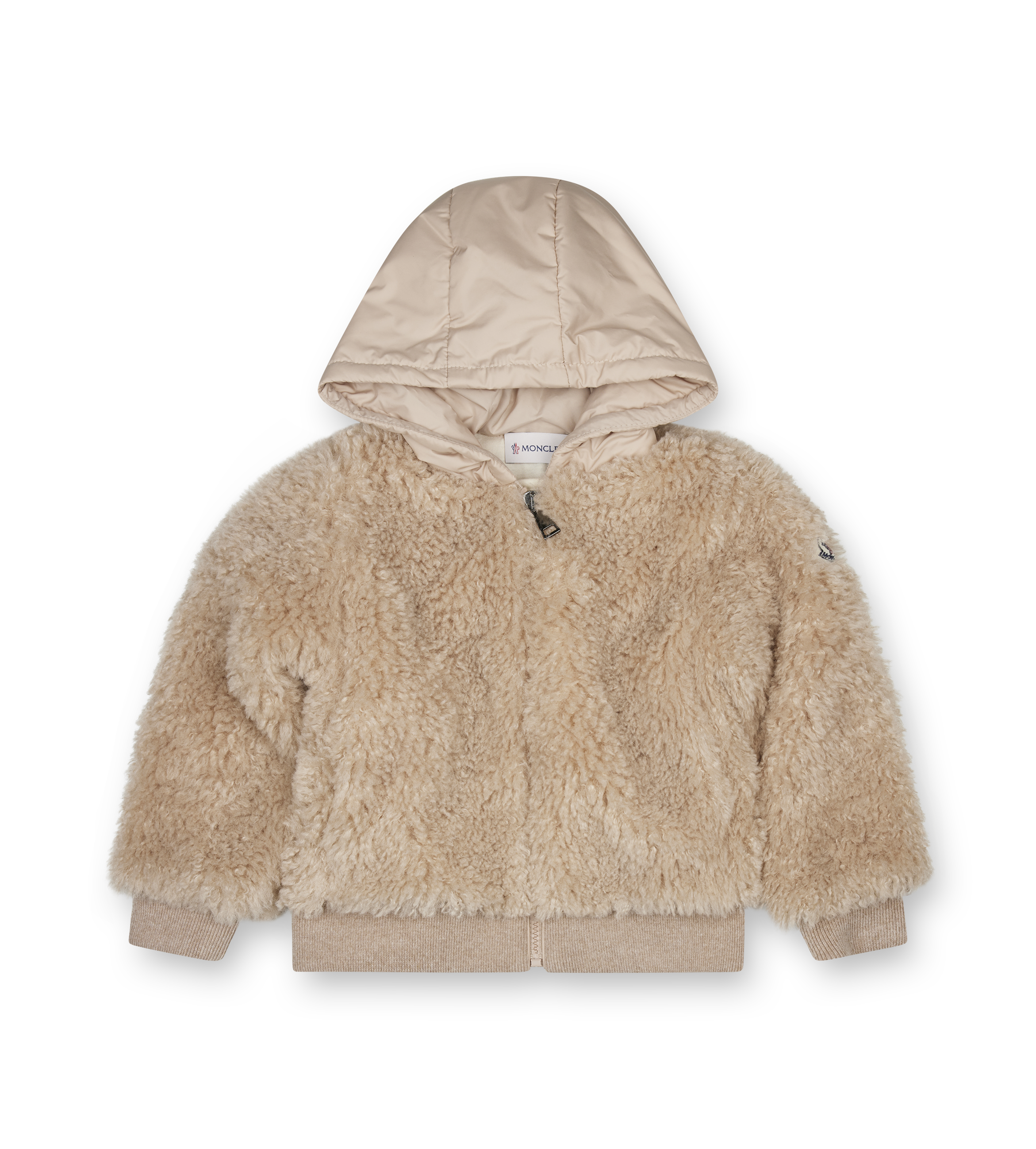 Moncler Lammy Jacket in Sand Beige (Kids)