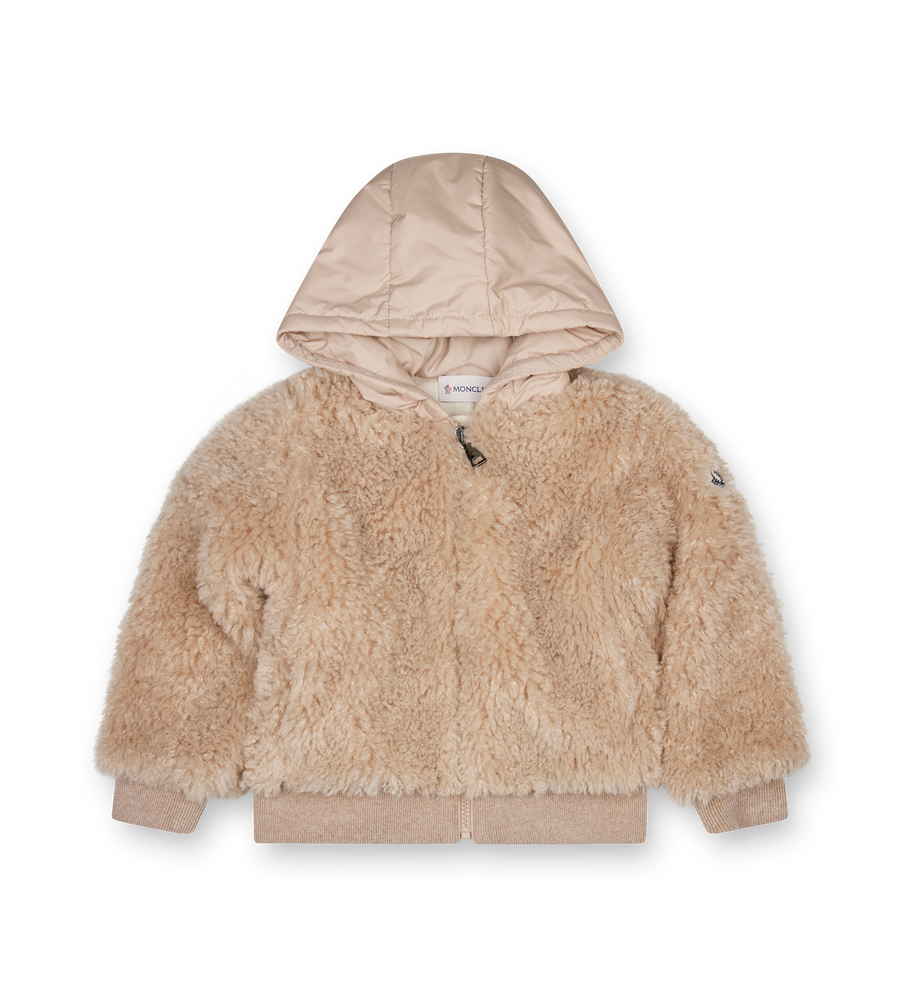 Moncler Lammy Jacket in Sand Beige (Kids)