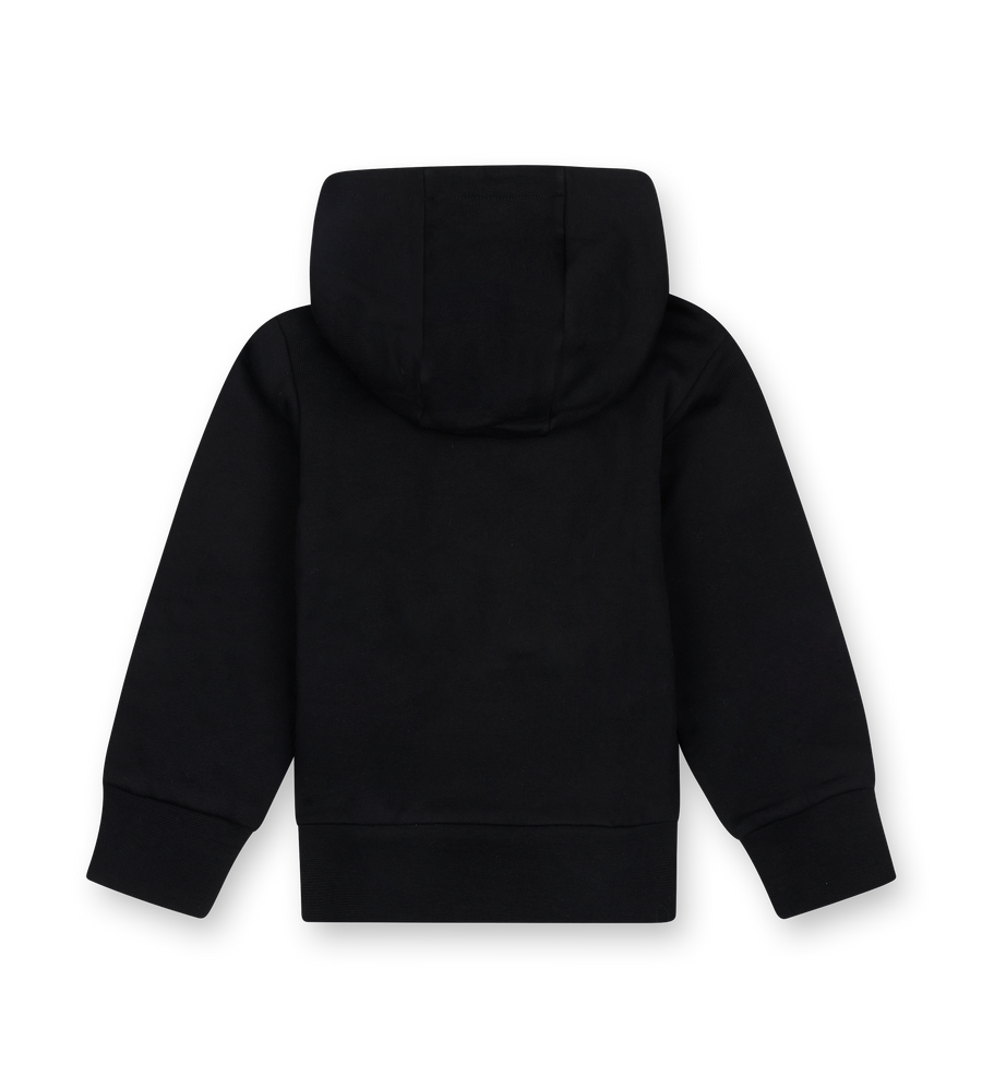 Moncler Logo Cotton Hoodie in Black